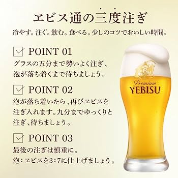 Amazon.co.jp: サッポロ ヱビスビール [ ビール 350ml×24本 ] : 食品